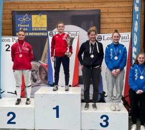 Cyrielle Darde médaille d’argent à Rennes