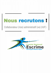 sept 2023 : Offre d’emploi administratif