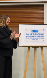 Inauguration de la Salle d’Escrime Manon Apithy-Brunet à Rilleux-la-Pape