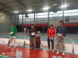 Ulysse LE GAC BRIAND médaillé d’or à Roubaix